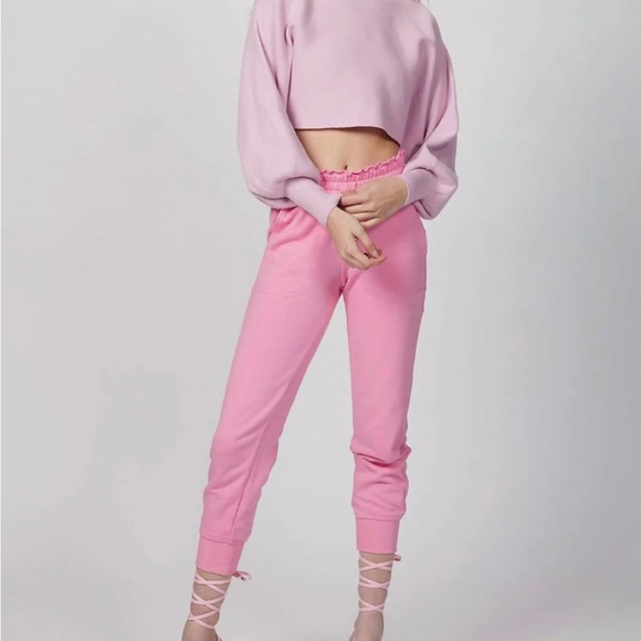 Cami NYC Pants - Cami Nyc Lynley Track Pant in Bubblegum XXS